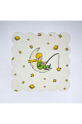 Cartoon Character Prince Patterned Digital Printed Cocktail Napkin Washable Laser Cut